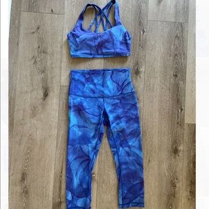 Lululemon Blue Wave Set
